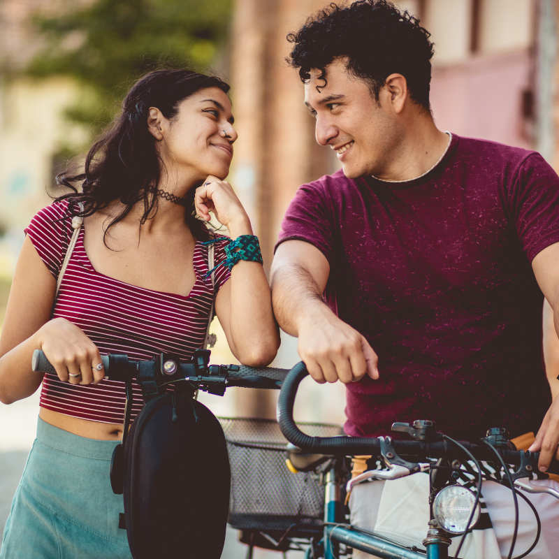 bicycle couple